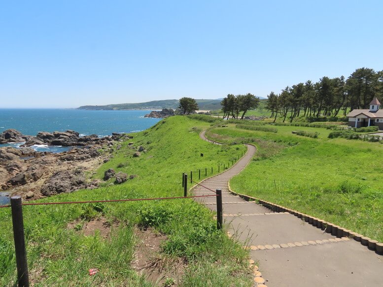 青森県八戸市 三陸ジオパーク みちのく潮風トレイル 葦毛崎展望台